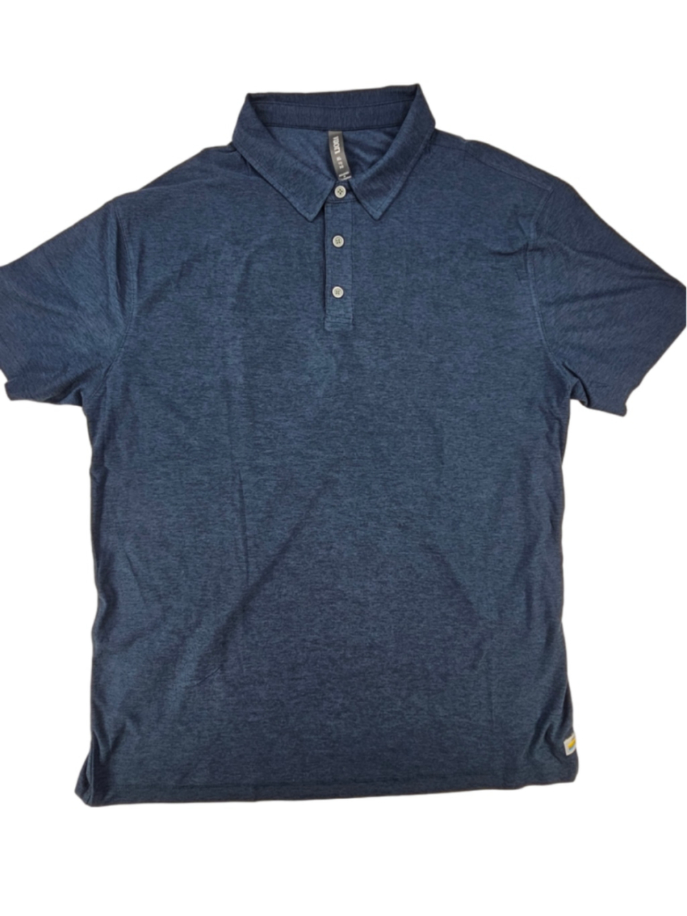 Vuori Strato Tech Polo Mens XL Navy Heather Performance Stretch Shirt V188 NWT